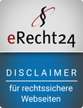 Disclaimersiegel E-Recht 24